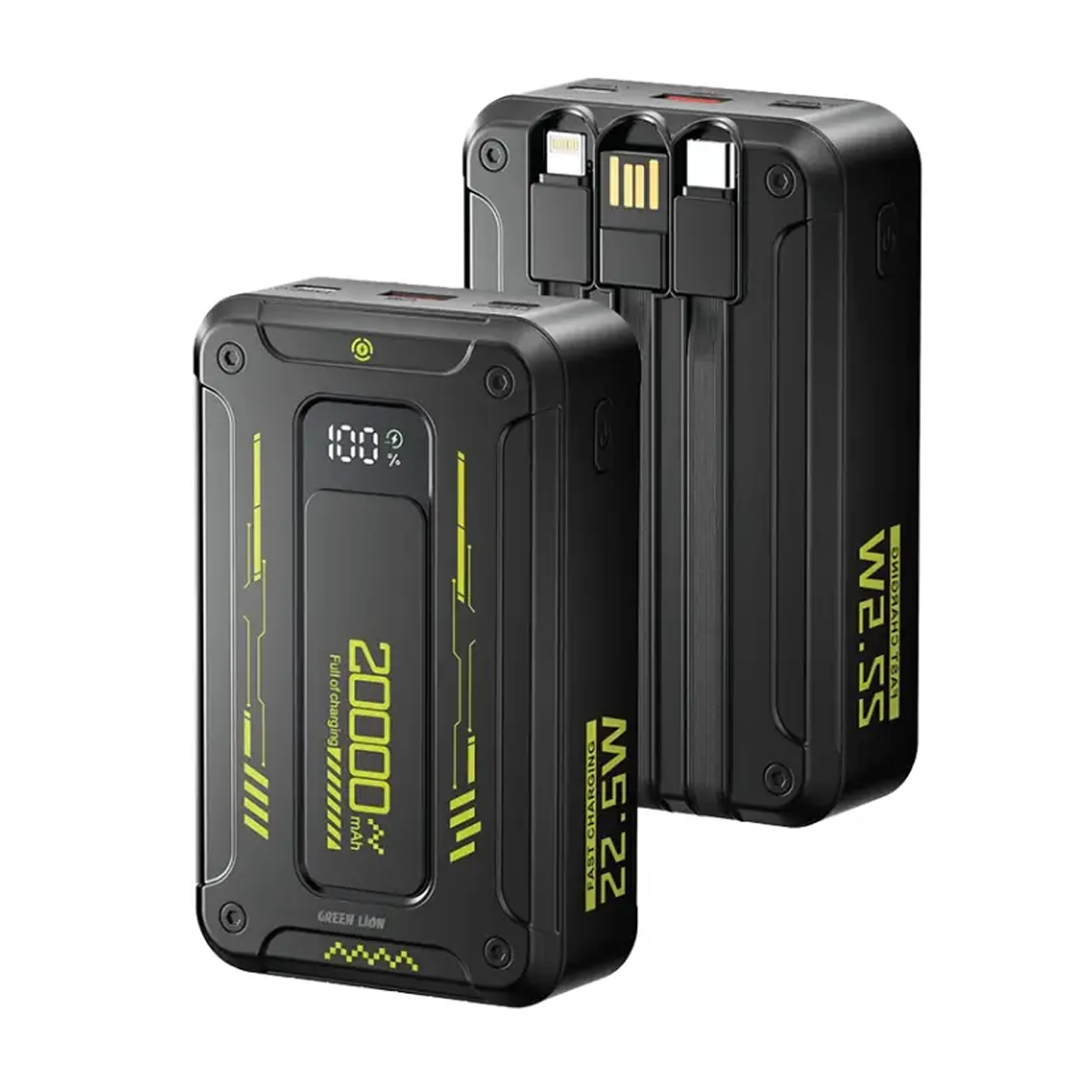 پاوربانک گرین لاین مدل Xtreme 20 ظرفیت 20000 میلی آمپر ساعت پاوربانک گرین لاین مدل Xtreme 20 ظرفیت 20000 میلی آمپر ساعت