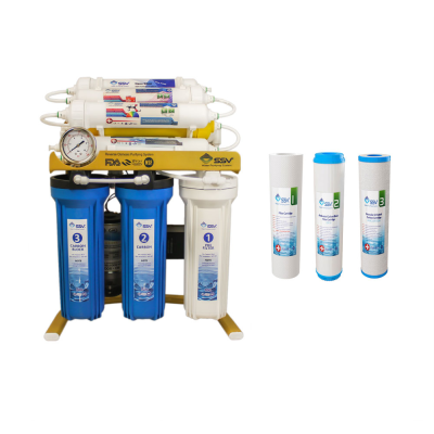 دستگاه تصفیه کننده آب اس اس وی مدل GoldenBlue X900 به همراه فیلتر 3 عددی دستگاه تصفیه کننده آب اس اس وی مدل GoldenBlue X900 به همراه فیلتر 3 عددی