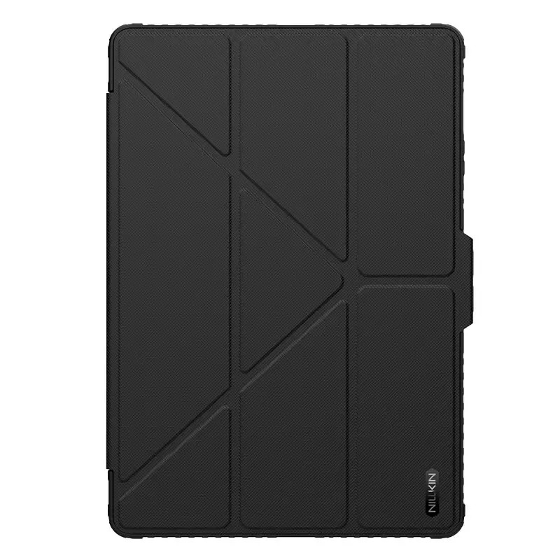 کیف تبلت سامسونگ Galaxy Tab S10 FE Plus کلاسوری نیلکین مدل Bumper Pro Multi-angle folding style کیف کلاسوری نیلکین مدل Bumper Pro Multi-angle folding style مناسب برای تبلت سامسونگ Galaxy Tab S10 FE Plus