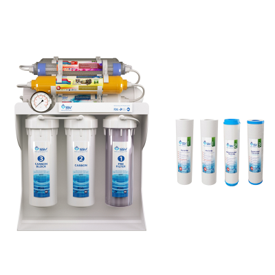 دستگاه تصفیه کننده آب اس اس وی مدل UltraPro X1000 به همراه فیلتر بسته 4 عددی دستگاه تصفیه کننده آب اس اس وی مدل UltraPro X1000 به همراه فیلتر بسته 4 عددی