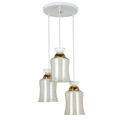 چراغ آویز چشمه نور مدل A1283-3H-WT چراغ آویز چشمه نور مدل A1283/3H-WT