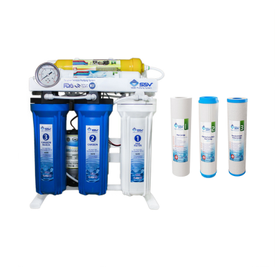 دستگاه تصفیه کننده آب اس اس وی مدل MaxBlue x600 به همراه فیلتر تصفیه آب بسته 3 عددی دستگاه تصفیه کننده آب اس اس وی مدل MaxBlue x600 به همراه فیلتر تصفیه آب بسته 3 عددی