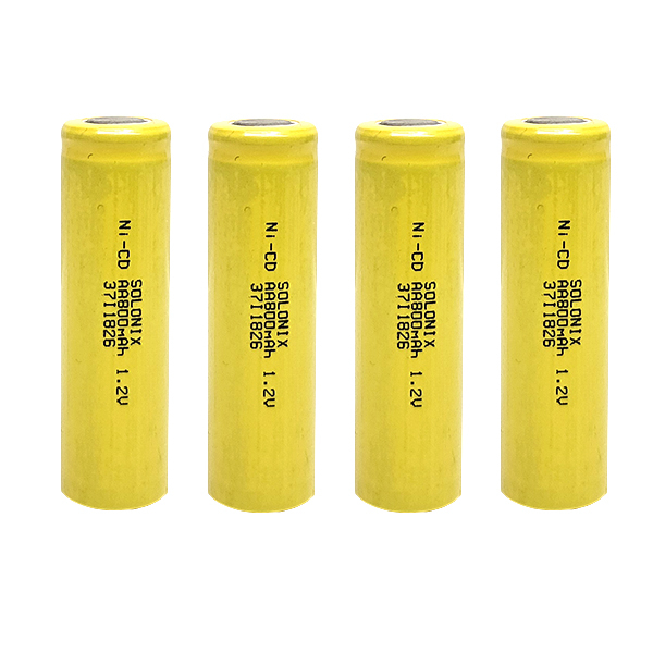 باتری قلمی قابل شارژ سولونیکس مدل Ni-Cd مجموعه 4عددی باتری قلمی قابل شارژ سولونیکس مدل Ni-Cd مجموعه 4عددی