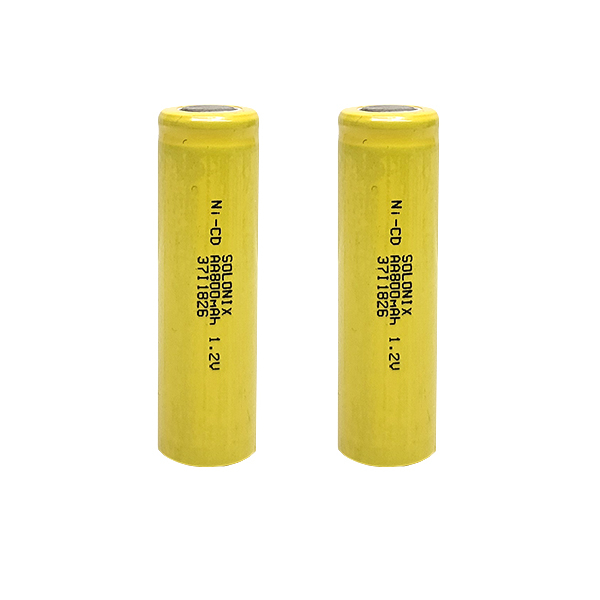 باتری قلمی قابل شارژ سولونیکس مدل صنعتی Ni-Cd سرتخت مجموعه 2 عددی باتری قلمی قابل شارژ سولونیکس مدل صنعتی Ni-Cd سرتخت مجموعه 2 عددی