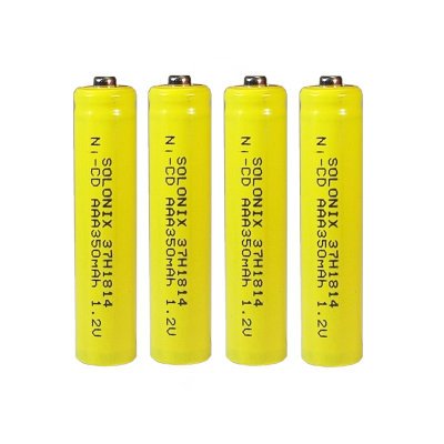 باتری شارژی نیم قلمی سولونیکس مدل صنعتی Ni-Cd مجموعه 4 عددی باتری شارژی نیم قلمی سولونیکس مدل صنعتی Ni-Cd مجموعه 4 عددی