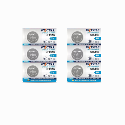 باتری سکه ای پی کی سل مدل CR 2016 بسته 6 عددی باتری سکه ای پی کی سل مدل CR 2016 بسته 6 عددی