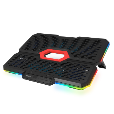 پایه خنک کننده لپ تاپ گیمینگ هترون مدل HCP138 پایه خنک کننده لپ تاپ گیمینگ هترون مدل HCP138