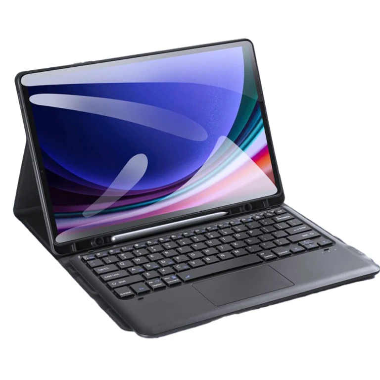 کیف کلاسوری تبلت سامسونگ Galaxy Tab S10 Plus کیبورد دار دوکس دوکیس مدل TK
