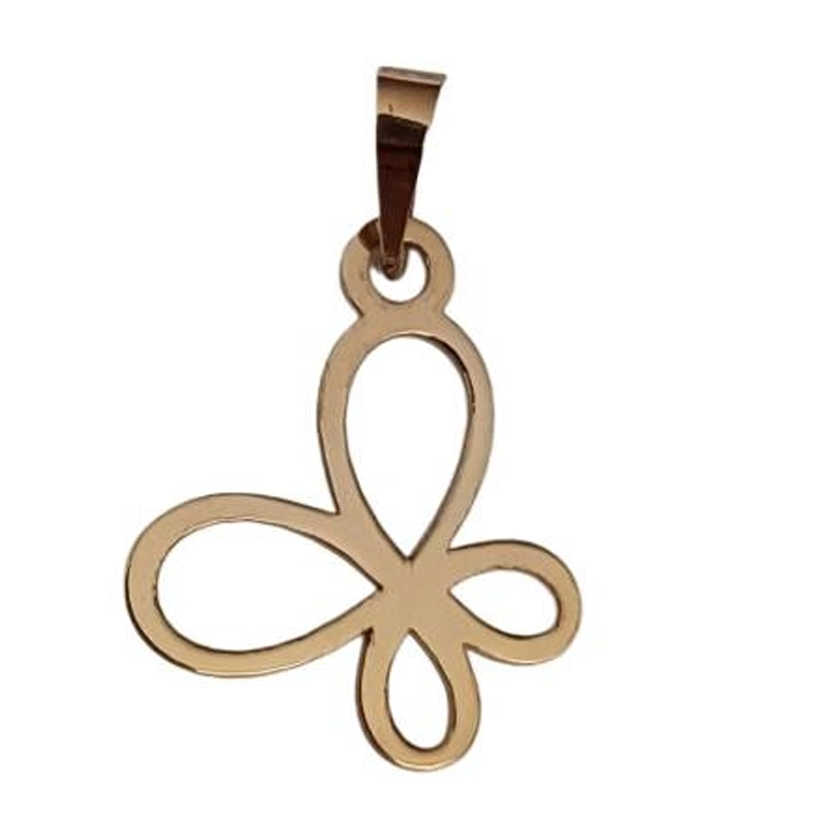 آویز طلا زنانه اپال گلد مدل پروانه کد G0019 آویز طلا زنانه اپال گلد مدل پروانه کد G0019