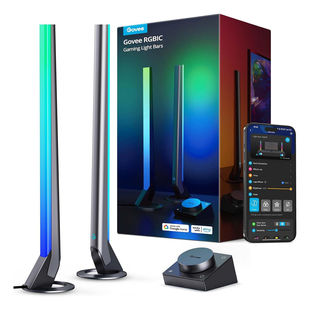 چراغ هوشمند گووی رومیزی گیمینگ مدل H6047 چراغ هوشمند گووی رومیزی گیمینگ مدل H6047