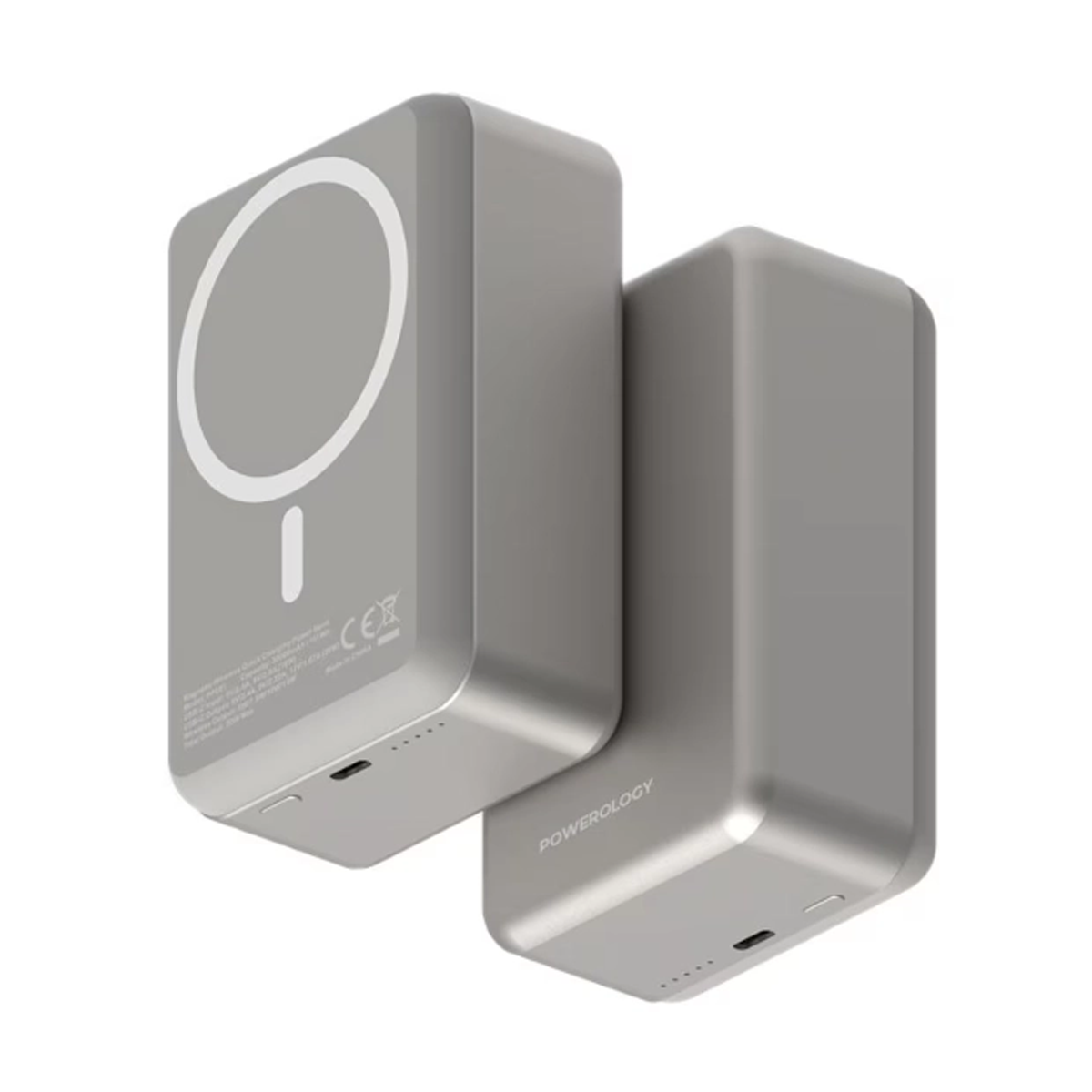 پاوربانک بی سیم پاورولوژی مدل Magsafe Aluminum PP081 ظرفیت 30000 میلی آمپر ساعت پاوربانک بی سیم پاورولوژی مدل Magsafe Aluminum PP081 ظرفیت 30000 میلی آمپر ساعت-small-image