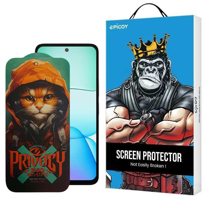 محافظ صفحه نمایش حریم شخصی گوشی شیائومی Redmi Note 13R اپیکوی مدل Hoodie Cat محافظ صفحه نمایش حریم شخصی گوشی شیائومی Redmi Note 13R اپیکوی مدل Hoodie Cat