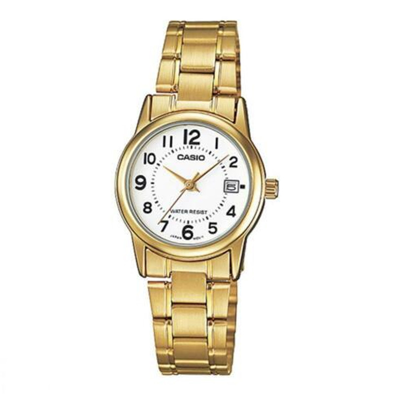 ساعت عقربه ای کاسیو زنانه مدل LTP-V002G-7B2UDF ساعت عقربه ای کاسیو زنانه مدل LTP-V002G-7B2UDF