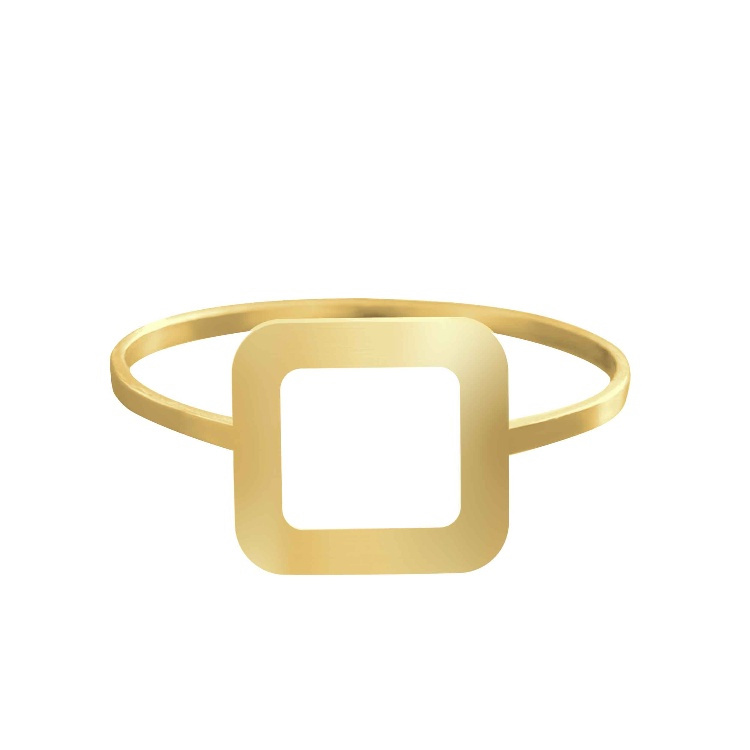 انگشتر طلا 18 عیار زنانه شمیم گلد گالری کد AA58 طرح مربع انگشتر طلا 18 عیار زنانه شمیم گلد گالری کد AA58 طرح مربع
