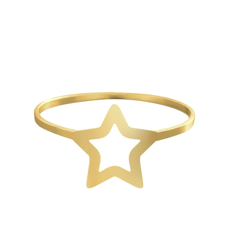 انگشتر طلا 18 عیار زنانه شمیم گلد گالری کد AA65 طرح ستاره انگشتر طلا 18 عیار زنانه شمیم گلد گالری کد AA65 طرح ستاره