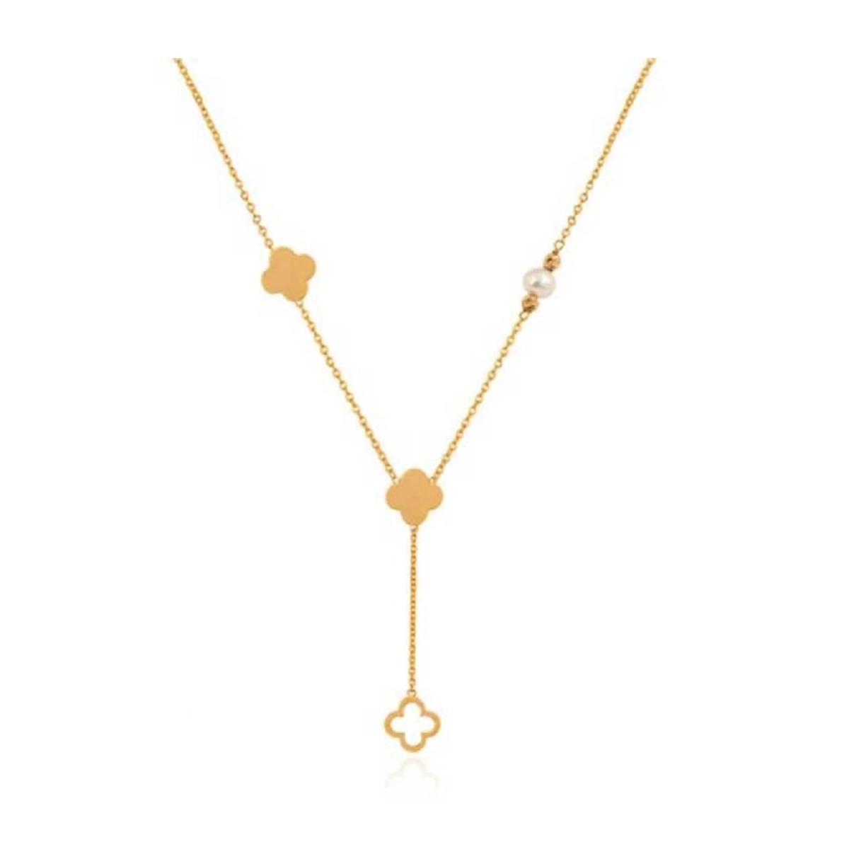 گردنبند طلا 18 عیار اپال گلد مدل ونکلیف 0074 گردنبند طلا 18 عیار اپال گلد مدل ونکلیف 0074