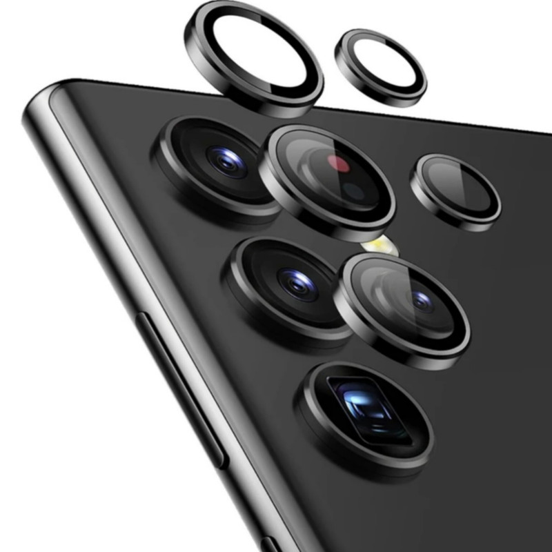 محافظ لنز دوربین شیشه ای اوجی مدل Crystal Shield مناسب برای گوشی موبایل سامسونگ Galaxy S24 Ultra