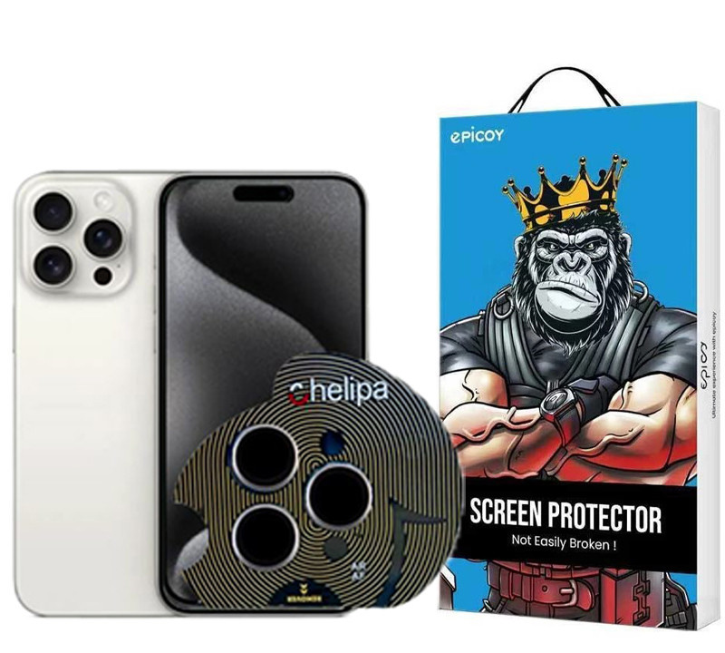 محافظ لنز دوربین اپیکوی مدل Chelipa مناسب برای گوشی موبایل اپل iPhone 16 Pro Max / 16 Pro محافظ لنز دوربین اپیکوی مدل Chelipa مناسب برای گوشی موبایل اپل iPhone 16 Pro Max / 16 Pro