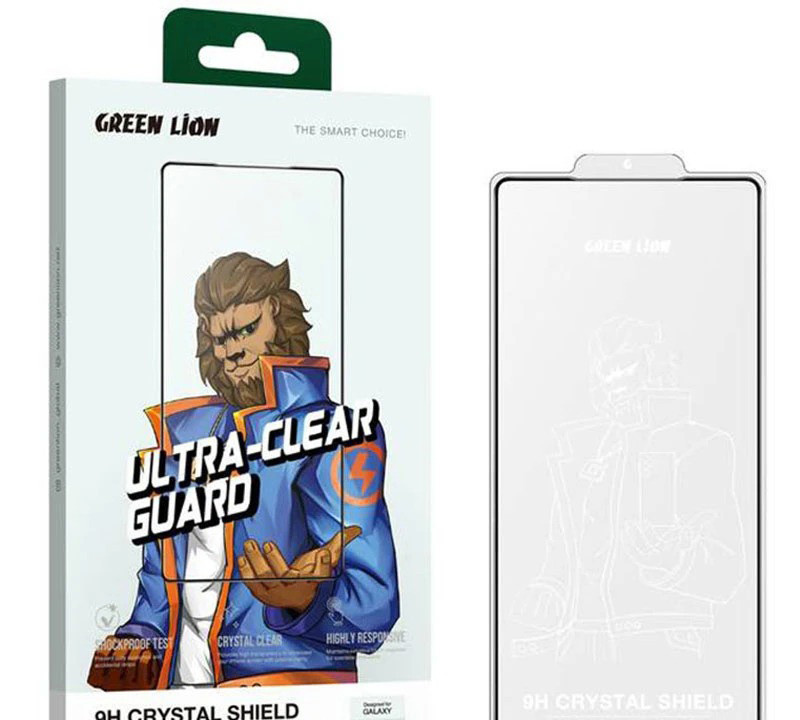 محافظ صفحه نمایش گرین لاین مدل 9H Crystal Shield مناسب برای گوشی موبایل سامسونگ Galaxy S25
