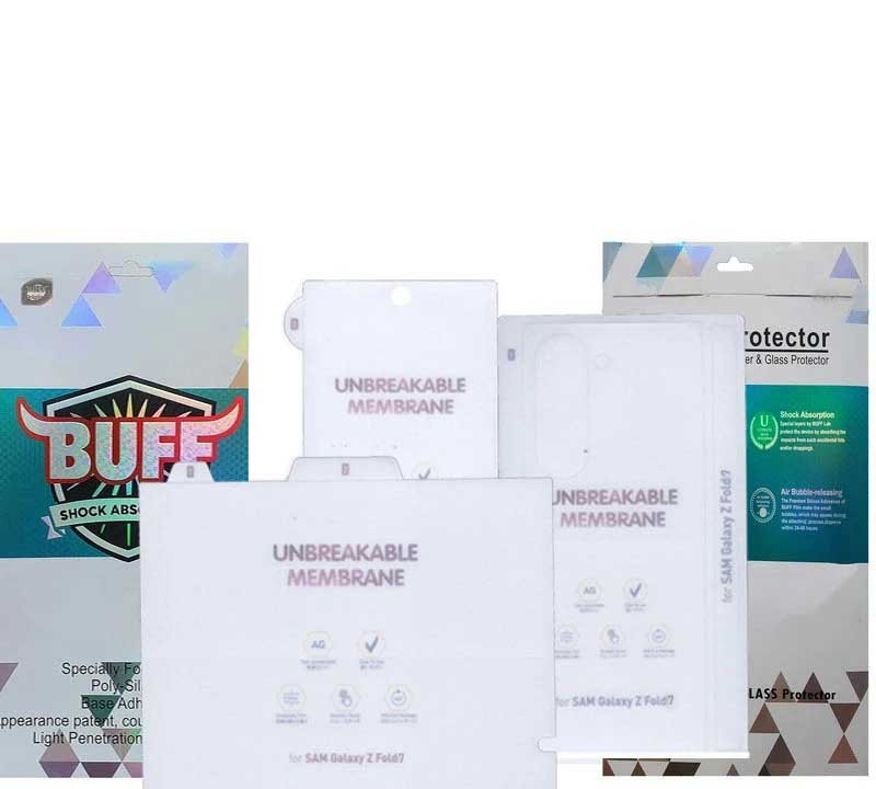 محافظ صفحه نمایش مات بوف مدل Hydrogel-Matte مناسب برای گوشی موبایل سامسونگ Galaxy Z Fold 7 به همراه محافظ پشت گوشی