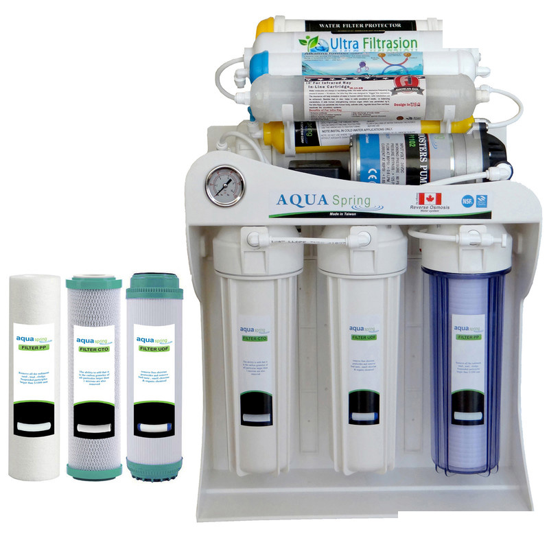 دستگاه تصفیه کننده آب آکوآ اسپرینگ مدل UF - SF4800 کد 01 به همراه فیلتر تصفیه آب دستگاه تصفیه کننده آب آکوآ اسپرینگ مدل UF - SF4800 کد 01 به همراه فیلتر تصفیه آب