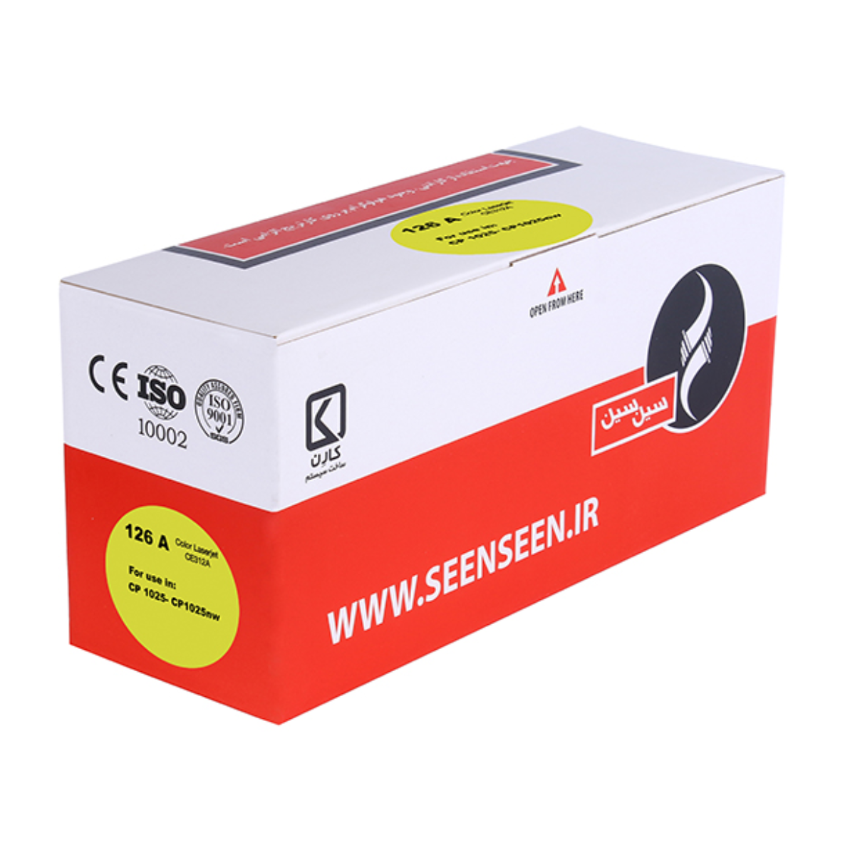 کارتریج سین سین طرح HP 126A زرد کارتریج سین سین طرح HP 126A زرد