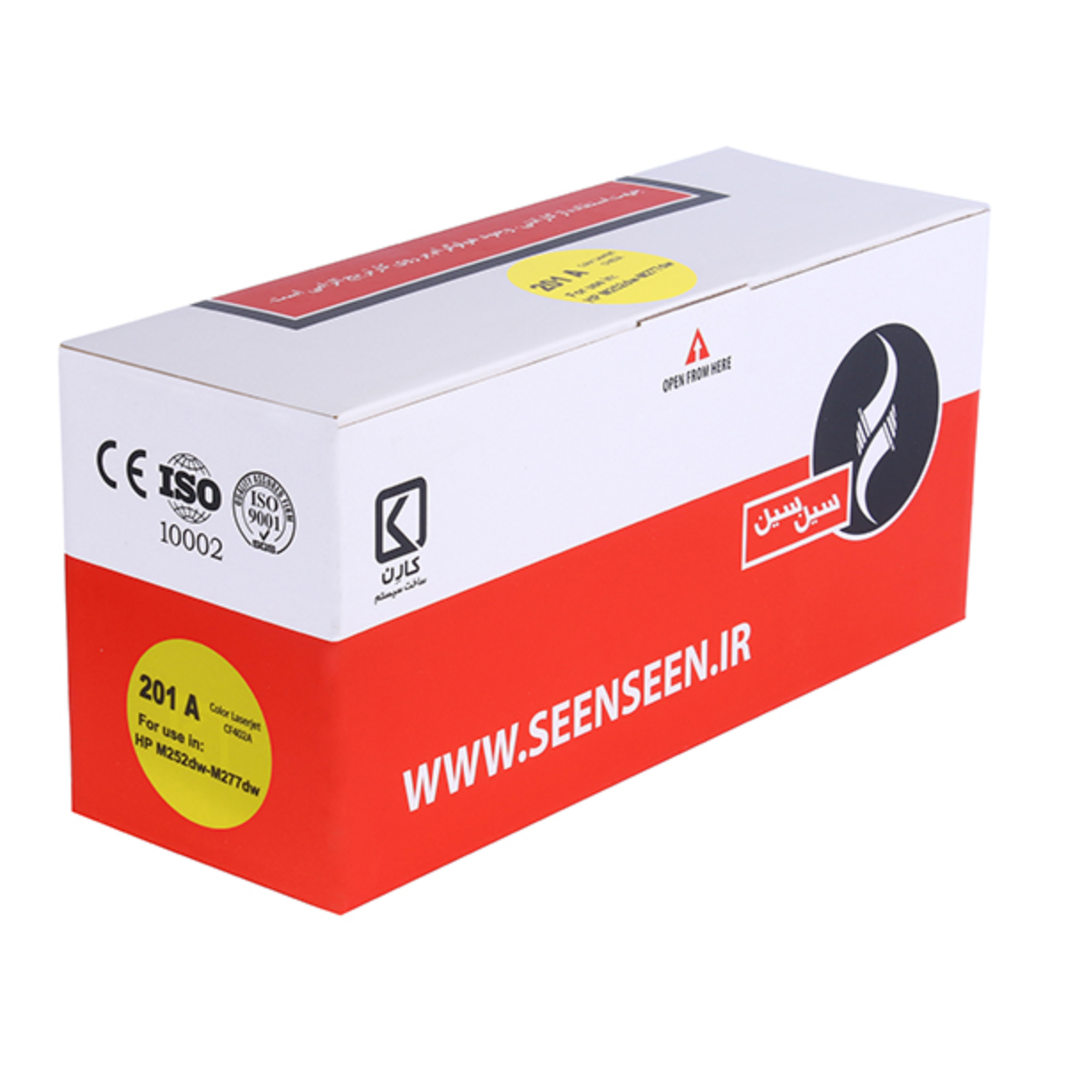 کارتریج سین سین طرح HP 201A زرد کارتریج سین سین طرح HP 201A زرد