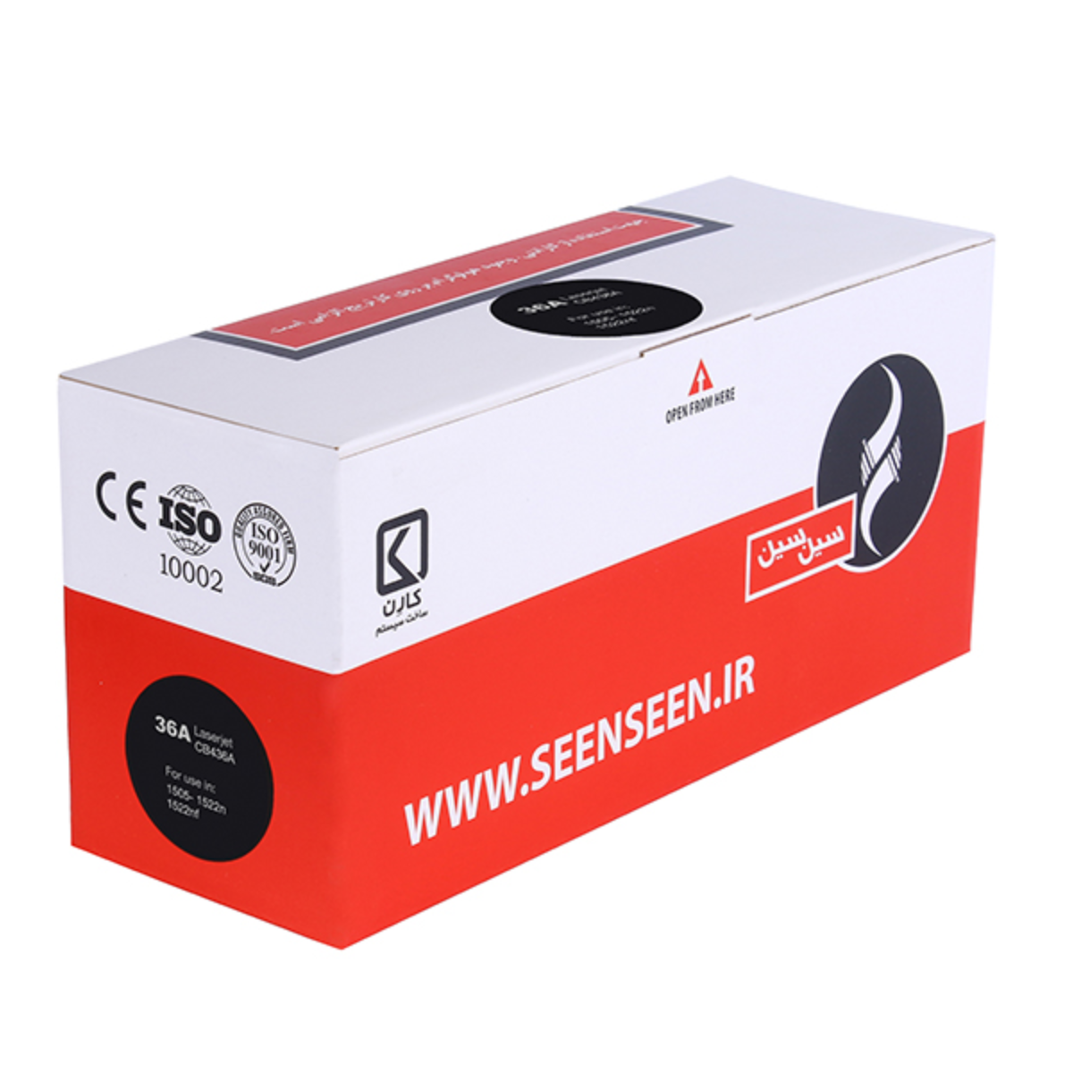 کارتریج سین سین طرح HP 36A مشکی کارتریج سین سین طرح HP 36A مشکی