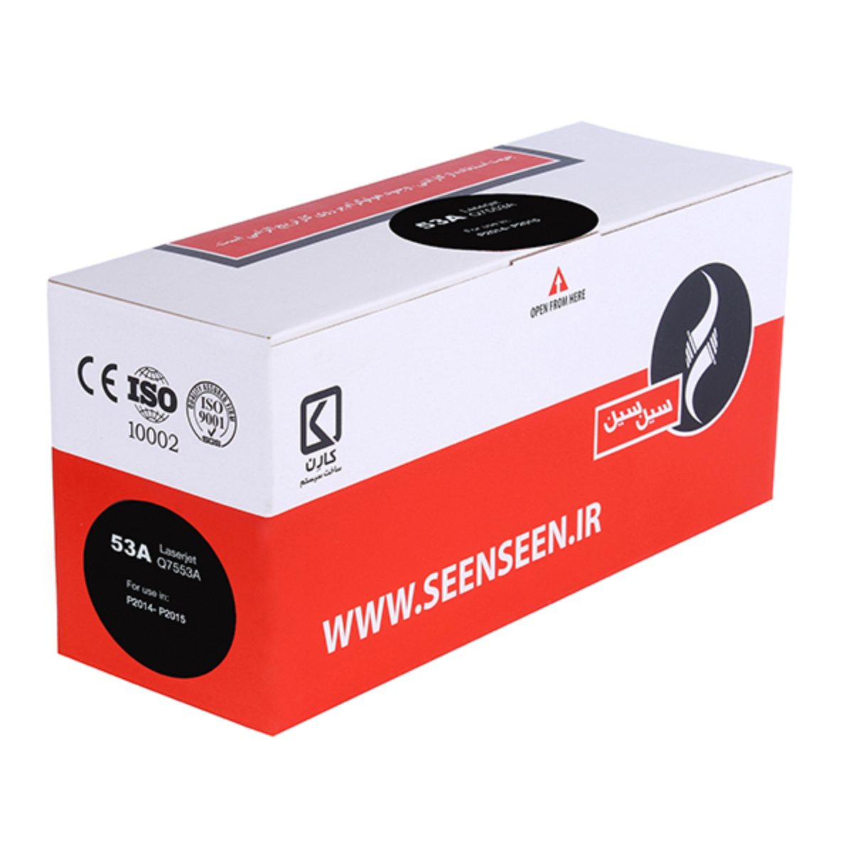 کاتریج سین سین طرح HP 53A مشکی کاتریج سین سین طرح HP 53A مشکی