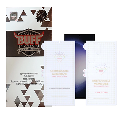 گلس گوشی سامسونگ Galaxy S23 Ultra بوف مات Hydrogel به همراه محافظ پشت گوشی گلس گوشی سامسونگ Galaxy S23 Ultra بوف مات Hydrogel به همراه محافظ پشت گوشی