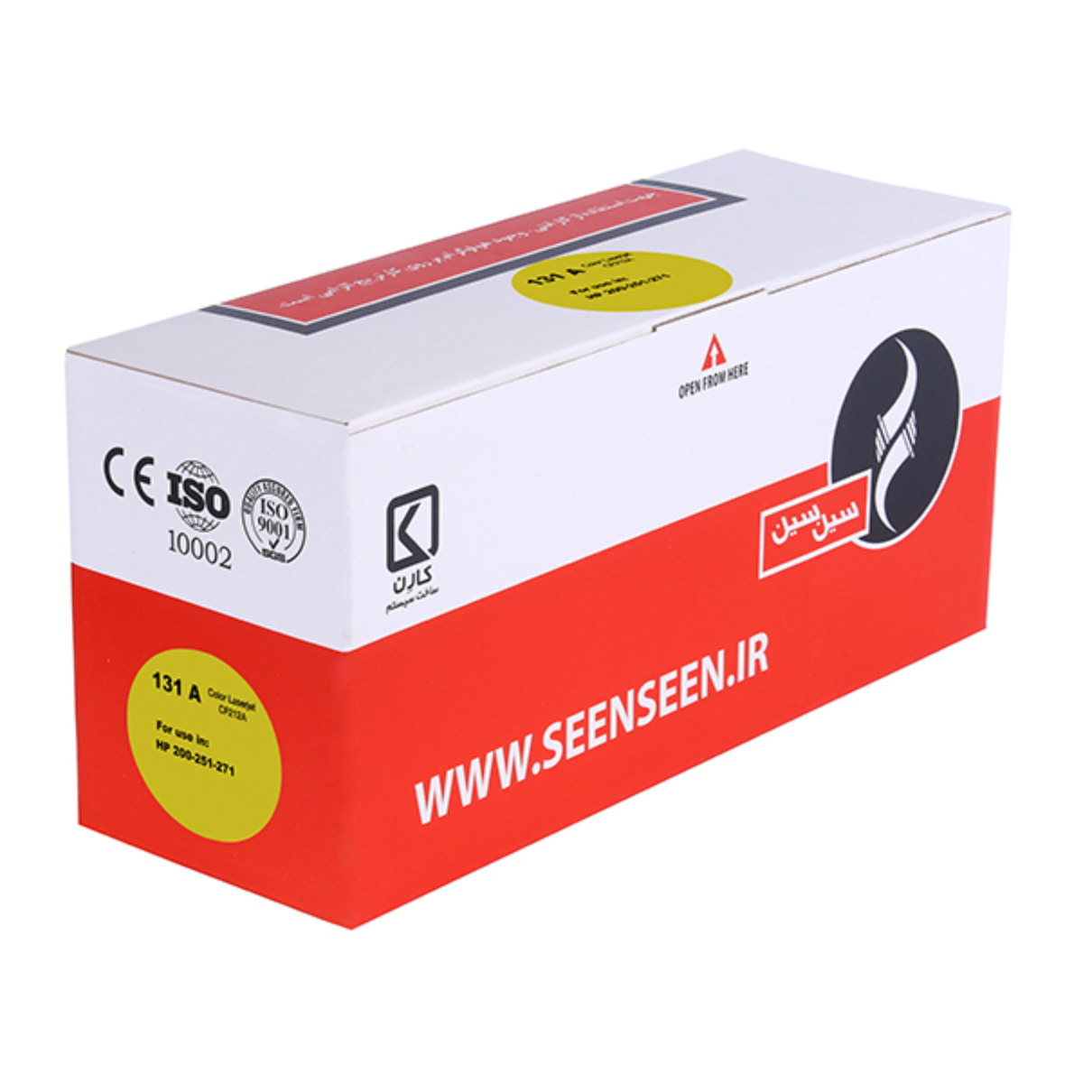 کارتریج سین سین طرح HP 131A زرد کارتریج سین سین طرح HP 131A زرد