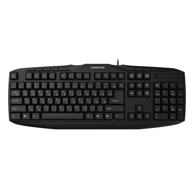 کیبورد با سیم کینگ استار مدل KB63 کیبورد با سیم کینگ استار مدل KB63