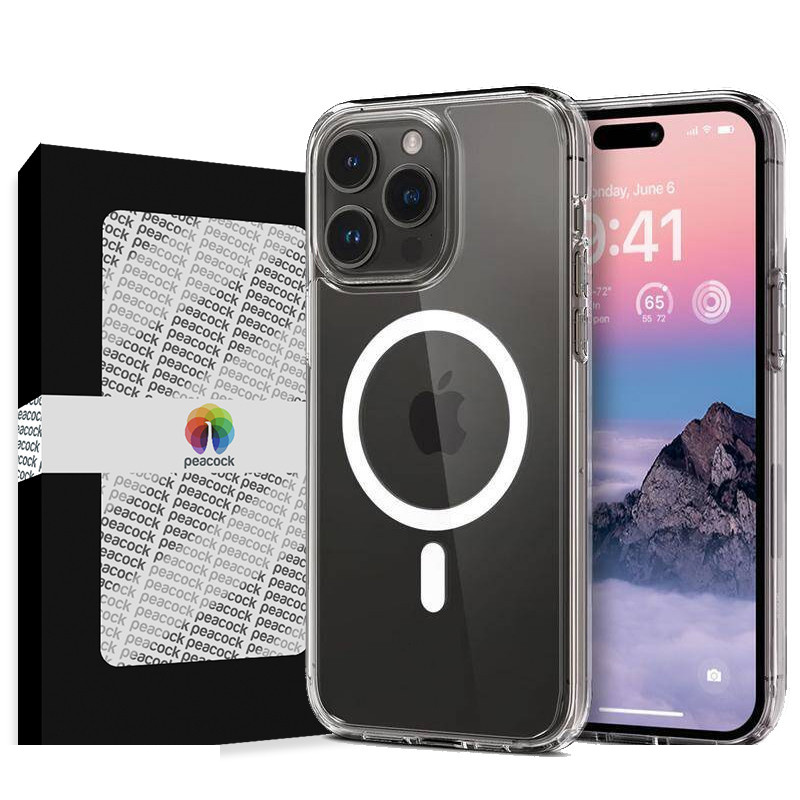 کاور گوشی موبایل اپل iPhone 14 Pro Max پیکوک مدل Clear Magsafe کاور گوشی موبایل اپل iPhone 14 Pro Max پیکوک مدل Clear Magsafe