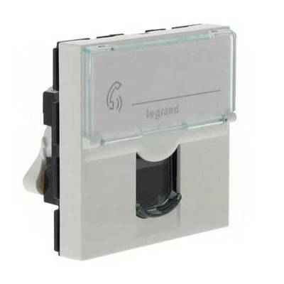 کیستون تلفن 2 ماژول پهن لگراند کد 78731 کیستون تلفن 2 ماژول پهن لگراند کد 78731