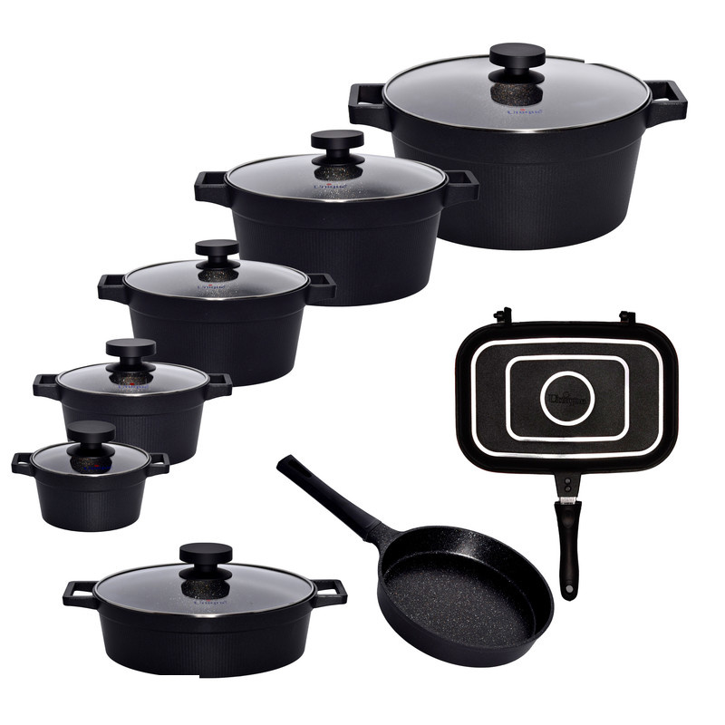 سرویس پخت و پز 15پارچه یونیک مدل دیاموند کد 8519 سرویس پخت و پز 15پارچه یونیک مدل دیاموند کد 8519