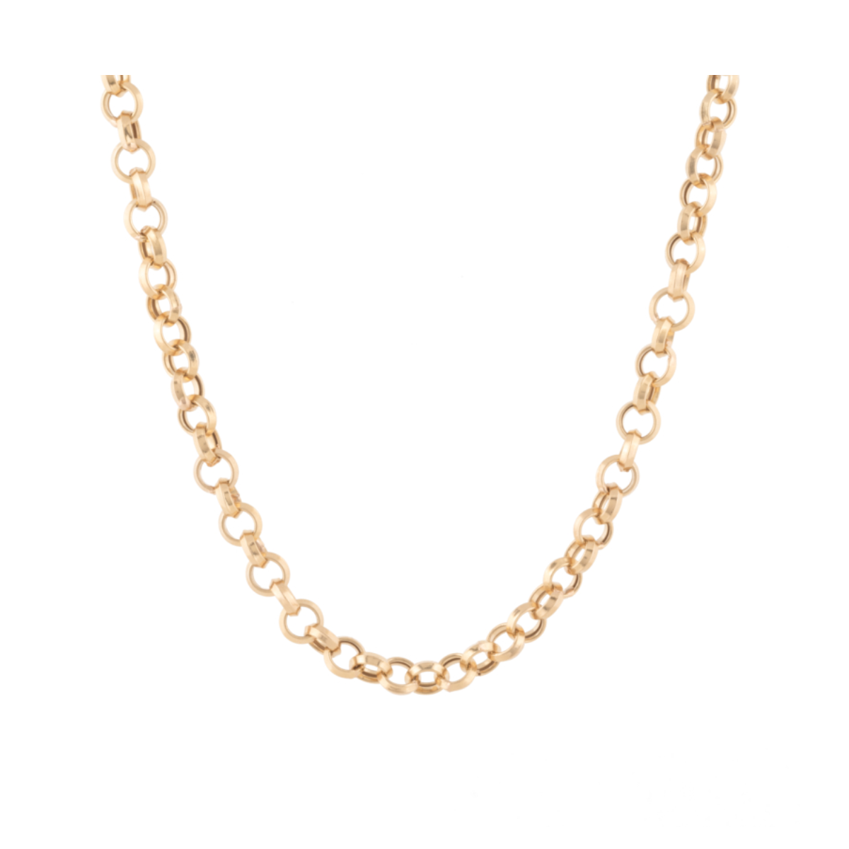 زنجیر طلا زنانه سور گالری مدل رولو کد WN4953