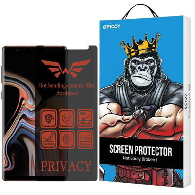 محافظ صفحه نمایش حریم شخصی اپیکوی مدل Nano-Privacy مناسب برای گوشی موبایل سامسونگ Galaxy Note 9-Note 8 محافظ صفحه نمایش حریم شخصی اپیکوی مدل Nano-Privacy مناسب برای گوشی موبایل سامسونگ Galaxy Note 9-Note 8