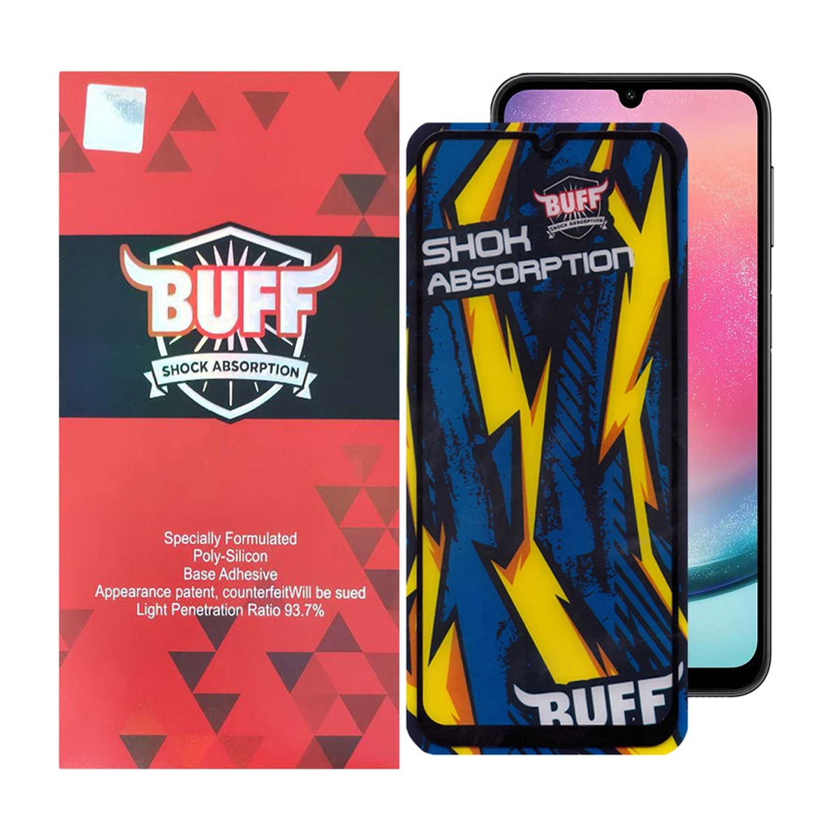 گلس گوشی سامسونگ Galaxy A15 بوف مدل Shock-Shock