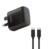 شارژر دیواری گرین مدل COMPACT WALL CHARGER به همراه کابل USB-C به لایتنینگ شارژر دیواری گرین مدل COMPACT WALL CHARGER به همراه کابل USB-C به لایتنینگ