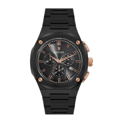 ساعت مچی مردانه واینر مدل WA.10000-C بند استیل مشکی ساعت مچی مردانه واینر مدل WA.10000-C بند استیل مشکی