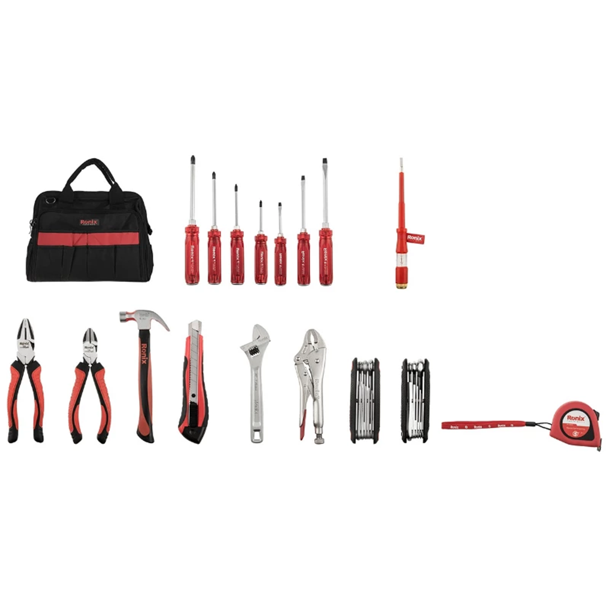 مجموعه 18 عددی پیچ گوشتی رونیکس مدل RH-9101 مجموعه 18 عددی پیچ گوشتی رونیکس مدل RH-9101 -small-image