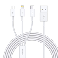 کابل 1 به 3 باسئوس مدل CAMLTYS-02 به طول 1.5 متر کابل 1 به 3 باسئوس مدل CAMLTYS-02 به طول 1.5 متر