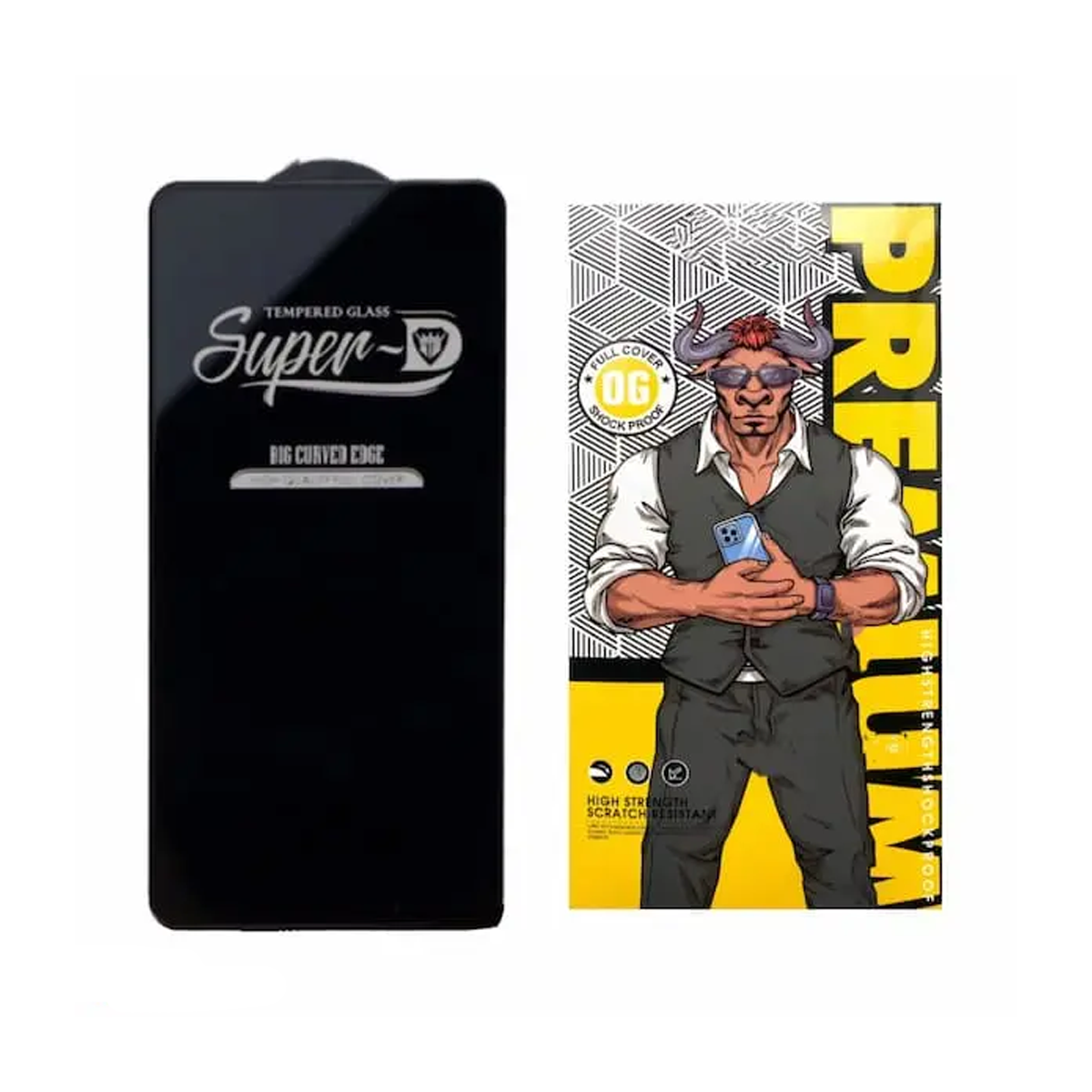 گلس گوشی سامسونگ Galaxy M34 اوجی مدل Super D