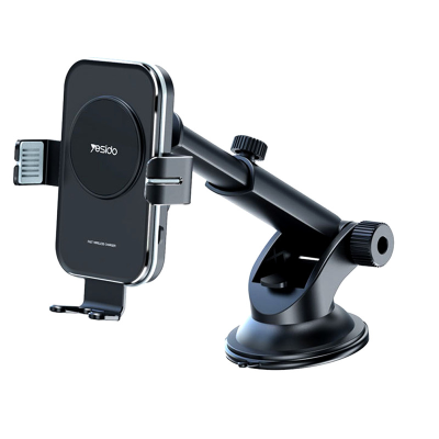 پایه نگهدارنده و شارژر بی سیم گوشی یسیدو مدل C118 پایه نگهدارنده و شارژر بی سیم گوشی یسیدو مدل C118