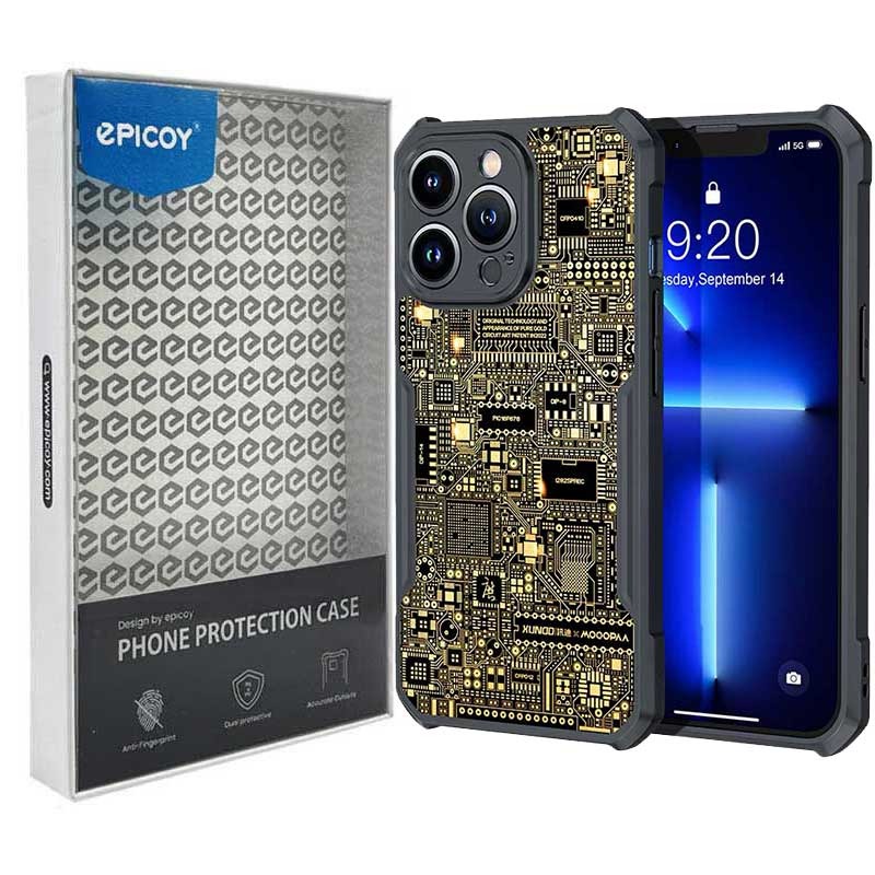 کاور اپیکوی گوشی اپل iPhone 14 Pro Max مدل Xundd Gold
