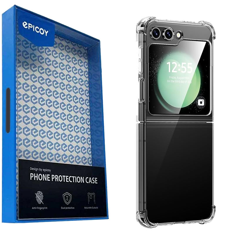کاور گوشی سامسونگ Galaxy Z Flip 6 اپیکوی مدل Piblue Clear