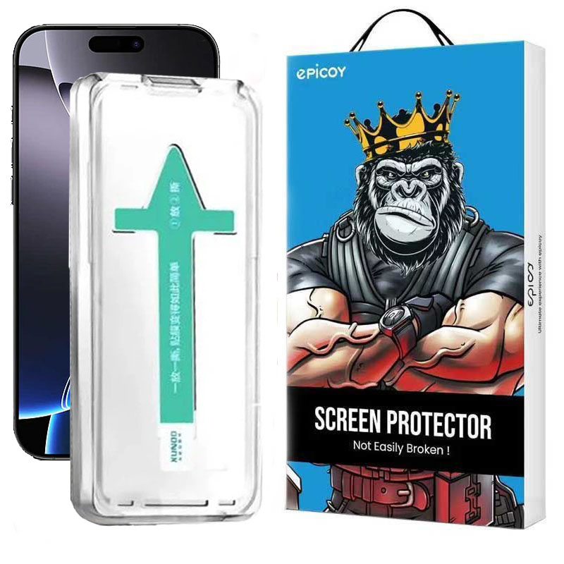 گلس گوشی اپل iPhone 16 Pro Max اپیکوی مدل Axe Easy install گلس گوشی اپل iPhone 16 Pro Max اپیکوی مدل Axe Easy install