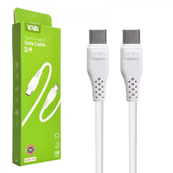 کابل ۲ سر تایپ سی وابی مدل CA4 طول 1 متر کابل ۲ سر تایپ سی وابی مدل CA4 طول 1 متر