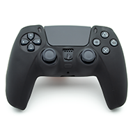 روکش دسته PS5 مدل سلیکونی ساده مشکی روکش دسته PS5 مدل سلیکونی ساده مشکی