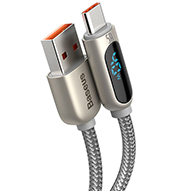 کابل تایپ سی باسئوس مدل Digital Display of Power CATSK طول 1 متر کابل تایپ سی باسئوس مدل Digital Display of Power CATSK طول 1 متر